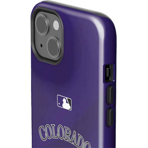 MLB Colorado Rockies Alternate/Away Jersey iPhone 15 Impact Case